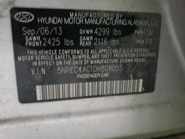 Photo 9 VIN: 5NPEC4AC1DH808055 - HYUNDAI SONATA SE 