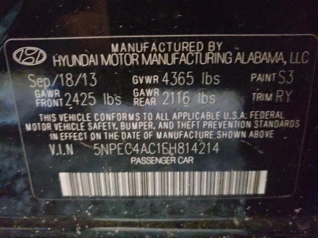 Photo 9 VIN: 5NPEC4AC1EH814214 - HYUNDAI SONATA SE 