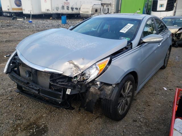 Photo 1 VIN: 5NPEC4AC1EH834110 - HYUNDAI SONATA SE 