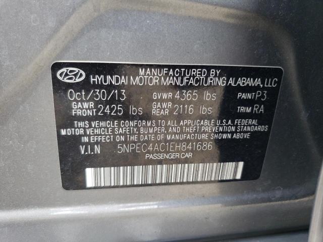 Photo 9 VIN: 5NPEC4AC1EH841686 - HYUNDAI SONATA SE 