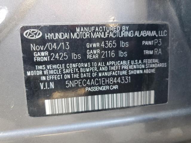 Photo 11 VIN: 5NPEC4AC1EH844331 - HYUNDAI SONATA SE 