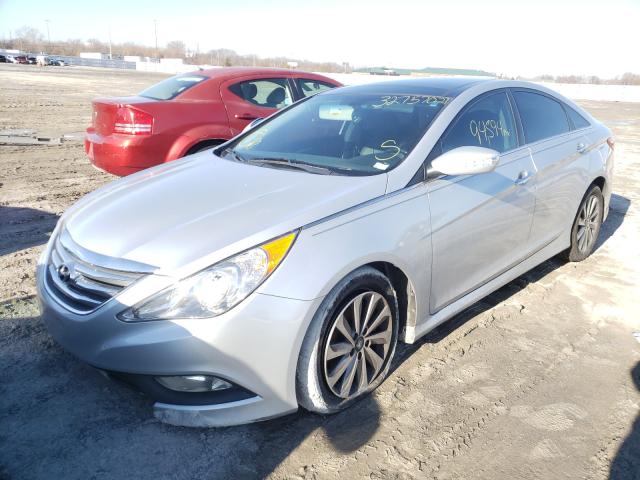 Photo 1 VIN: 5NPEC4AC1EH844555 - HYUNDAI SONATA SE 