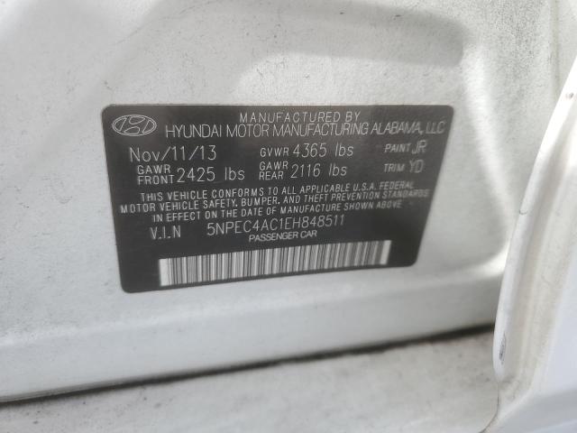 Photo 11 VIN: 5NPEC4AC1EH848511 - HYUNDAI SONATA 