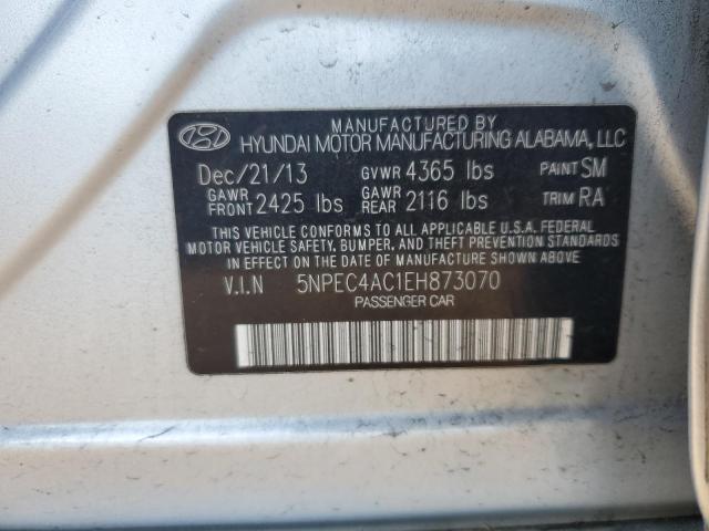 Photo 11 VIN: 5NPEC4AC1EH873070 - HYUNDAI SONATA SE 