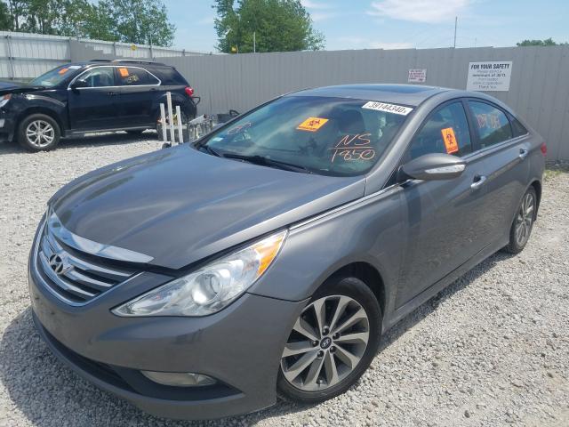 Photo 1 VIN: 5NPEC4AC1EH881850 - HYUNDAI SONATA SE 