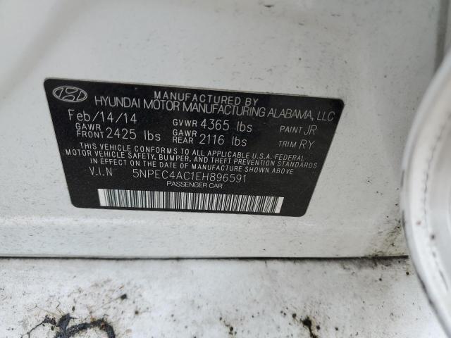 Photo 11 VIN: 5NPEC4AC1EH896591 - HYUNDAI SONATA SE 