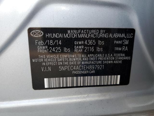 Photo 11 VIN: 5NPEC4AC1EH897921 - HYUNDAI SONATA 