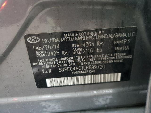 Photo 9 VIN: 5NPEC4AC1EH899720 - HYUNDAI SONATA SE 