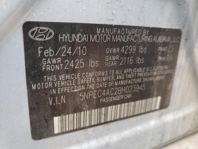 Photo 9 VIN: 5NPEC4AC2BH023945 - HYUNDAI SONATA SE 