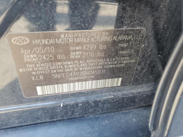 Photo 12 VIN: 5NPEC4AC2BH045931 - HYUNDAI SONATA 