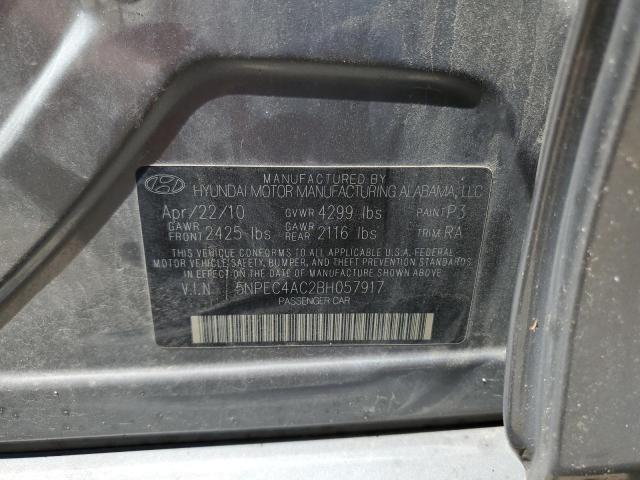 Photo 11 VIN: 5NPEC4AC2BH057917 - HYUNDAI SONATA SE 