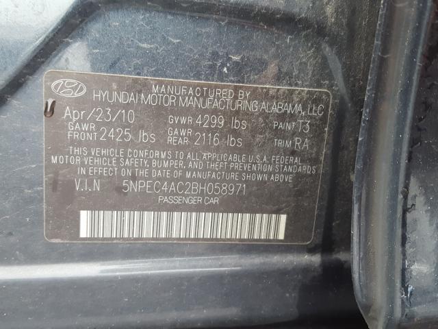 Photo 9 VIN: 5NPEC4AC2BH058971 - HYUNDAI SONATA SE 