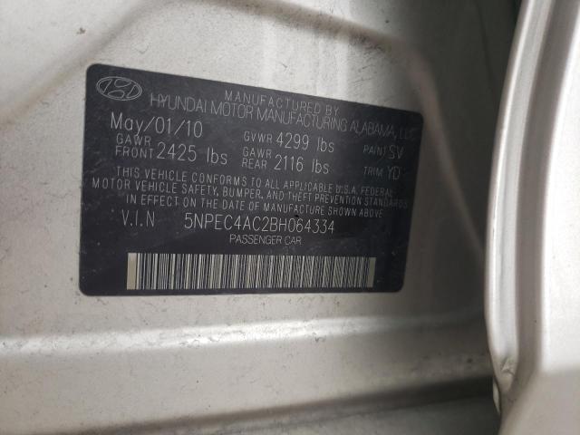 Photo 11 VIN: 5NPEC4AC2BH064334 - HYUNDAI SONATA SE 