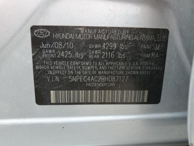 Photo 9 VIN: 5NPEC4AC2BH087127 - HYUNDAI SONATA SE 