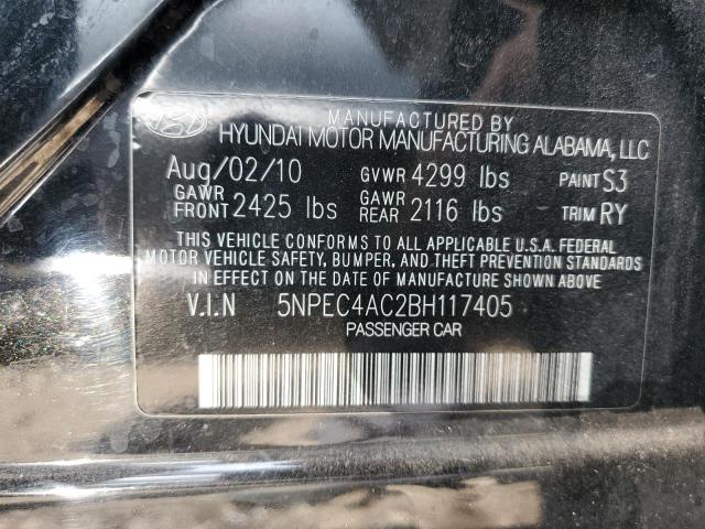 Photo 9 VIN: 5NPEC4AC2BH117405 - HYUNDAI SONATA SE 