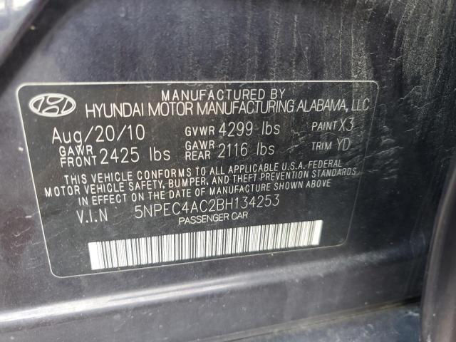 Photo 11 VIN: 5NPEC4AC2BH134253 - HYUNDAI SONATA SE 