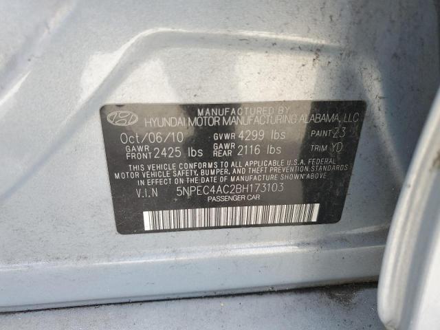 Photo 11 VIN: 5NPEC4AC2BH173103 - HYUNDAI SONATA SE 