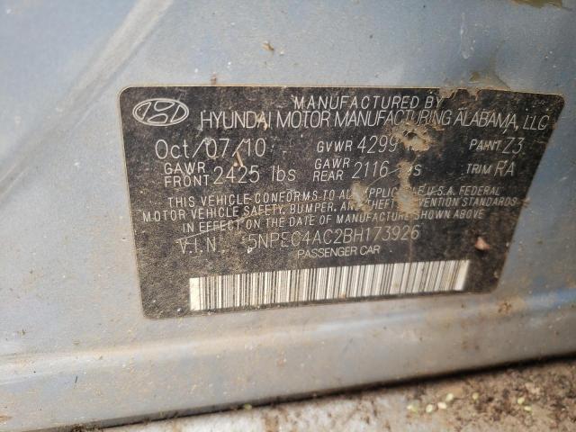 Photo 9 VIN: 5NPEC4AC2BH173926 - HYUNDAI SONATA SE 