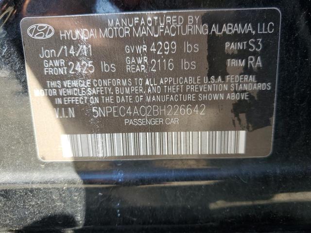 Photo 12 VIN: 5NPEC4AC2BH226642 - HYUNDAI SONATA SE 