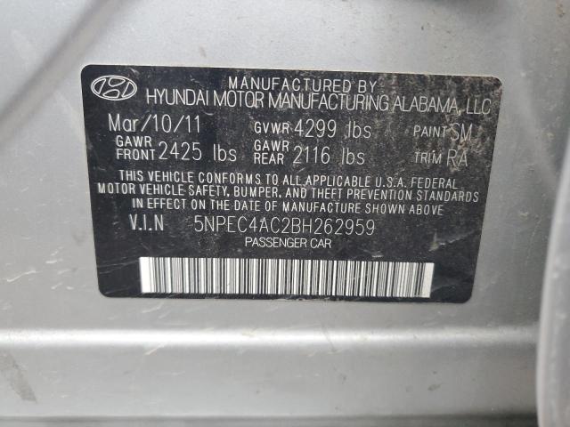 Photo 11 VIN: 5NPEC4AC2BH262959 - HYUNDAI SONATA SE 