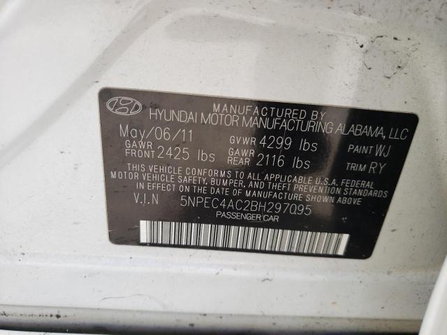 Photo 9 VIN: 5NPEC4AC2BH297095 - HYUNDAI SONATA 