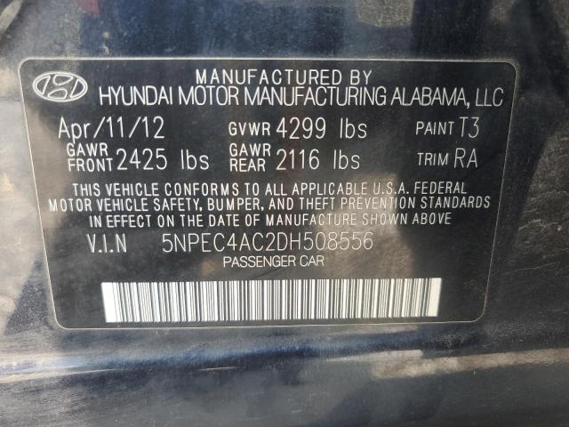 Photo 11 VIN: 5NPEC4AC2DH508556 - HYUNDAI SONATA 