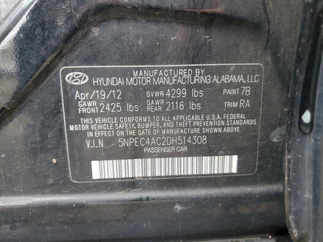 Photo 9 VIN: 5NPEC4AC2DH514308 - HYUNDAI SONATA SE 