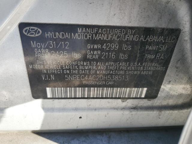 Photo 12 VIN: 5NPEC4AC2DH538513 - HYUNDAI SONATA 