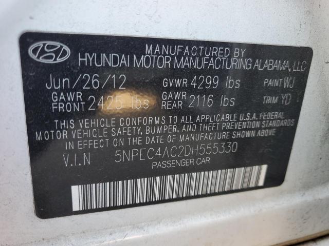 Photo 12 VIN: 5NPEC4AC2DH555330 - HYUNDAI SONATA SE 