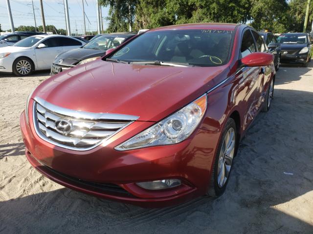 Photo 1 VIN: 5NPEC4AC2DH580793 - HYUNDAI SONATA SE 