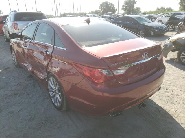 Photo 2 VIN: 5NPEC4AC2DH580793 - HYUNDAI SONATA SE 