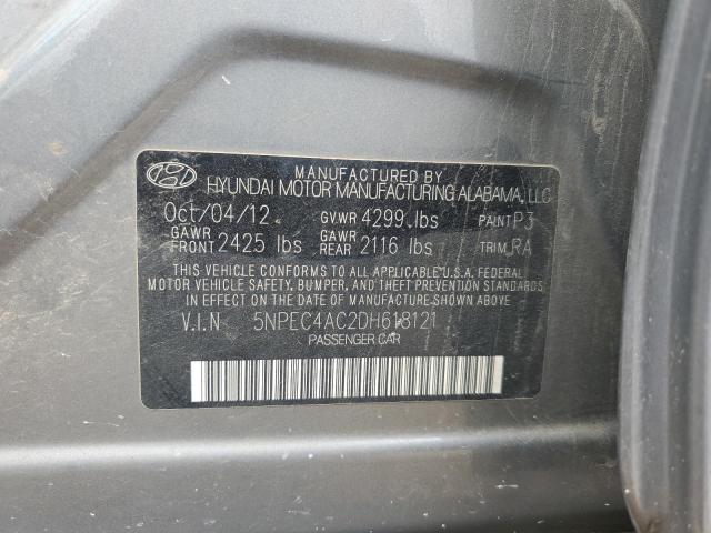 Photo 11 VIN: 5NPEC4AC2DH618121 - HYUNDAI SONATA SE 