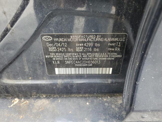 Photo 11 VIN: 5NPEC4AC2DH656013 - HYUNDAI SONATA 