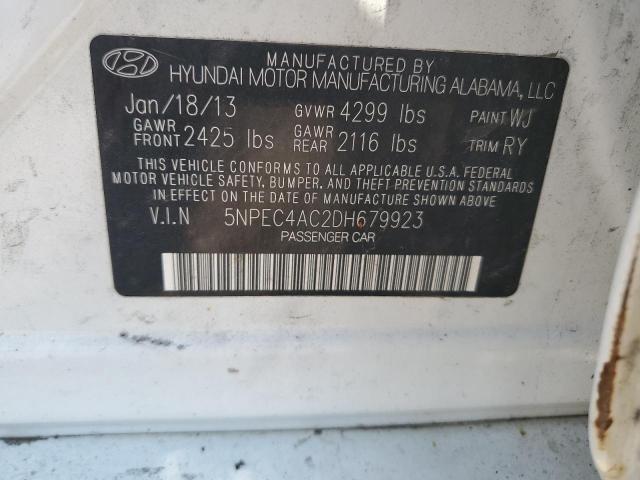 Photo 11 VIN: 5NPEC4AC2DH679923 - HYUNDAI SONATA SE 