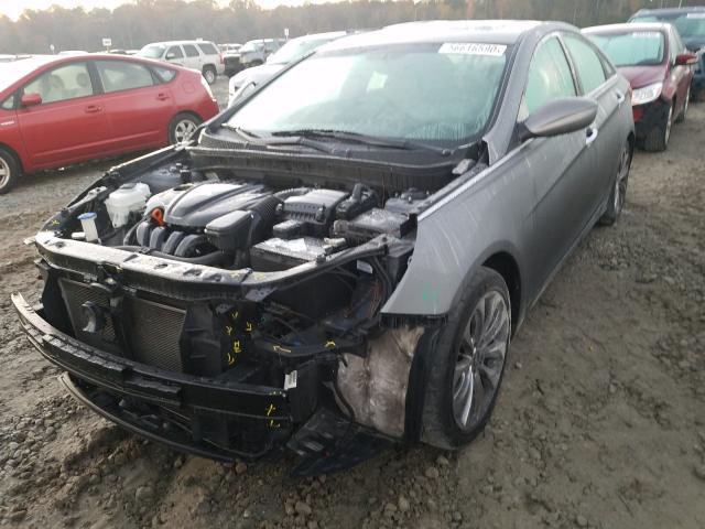 Photo 1 VIN: 5NPEC4AC2DH738341 - HYUNDAI SONATA SE 