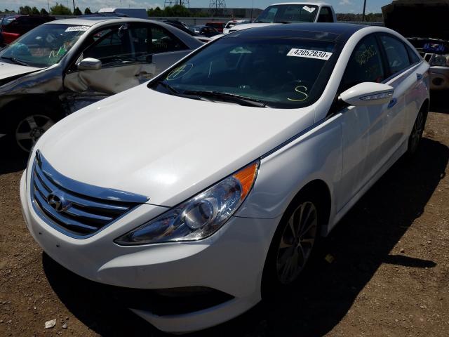 Photo 1 VIN: 5NPEC4AC2EH816103 - HYUNDAI SONATA SE 