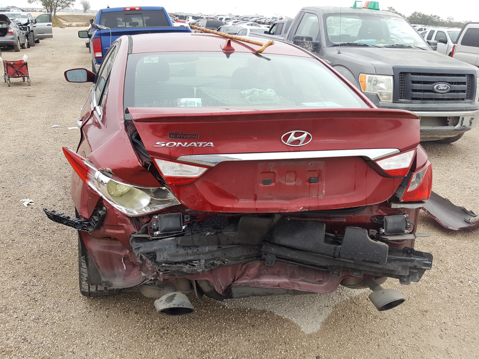 Photo 8 VIN: 5NPEC4AC2EH857430 - HYUNDAI SONATA 