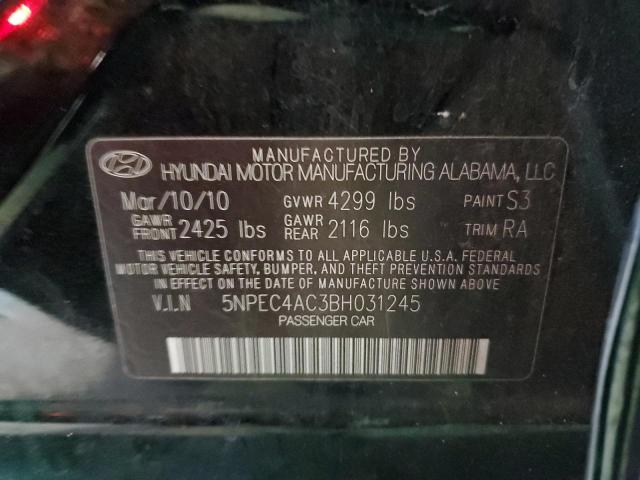 Photo 11 VIN: 5NPEC4AC3BH031245 - HYUNDAI UK 