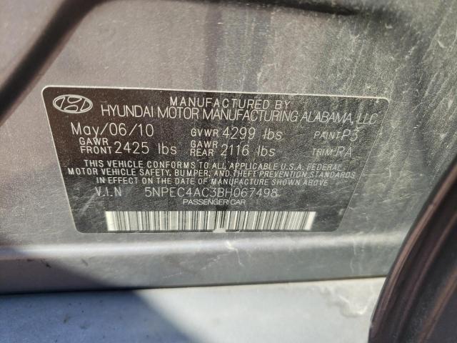 Photo 11 VIN: 5NPEC4AC3BH067498 - HYUNDAI SONATA SE 