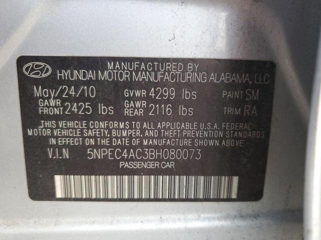 Photo 12 VIN: 5NPEC4AC3BH080073 - HYUNDAI SONATA SE 