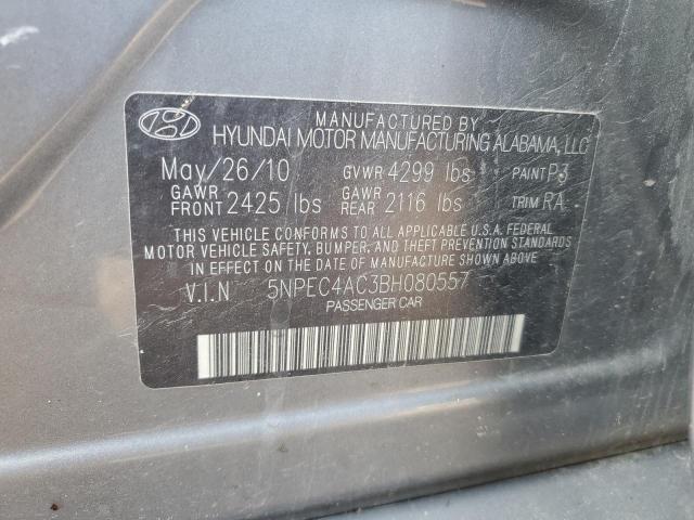 Photo 11 VIN: 5NPEC4AC3BH080557 - HYUNDAI SONATA 