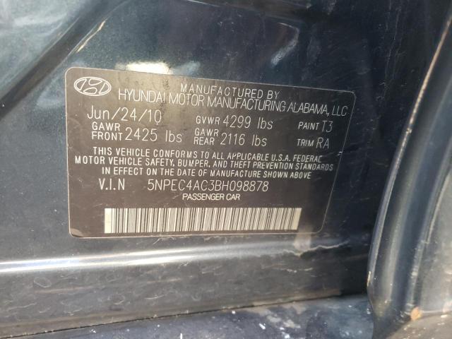 Photo 11 VIN: 5NPEC4AC3BH098878 - HYUNDAI SONATA 