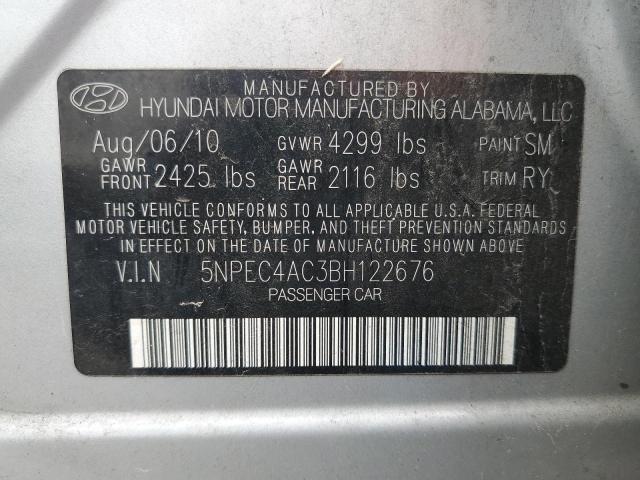 Photo 11 VIN: 5NPEC4AC3BH122676 - HYUNDAI SONATA 