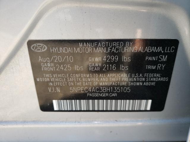 Photo 9 VIN: 5NPEC4AC3BH135105 - HYUNDAI SONATA SE 