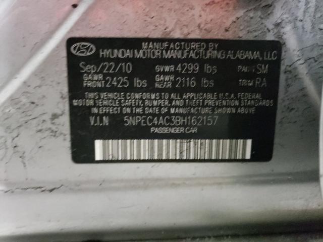 Photo 9 VIN: 5NPEC4AC3BH162157 - HYUNDAI SONATA SE 