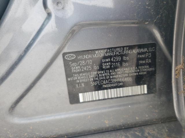 Photo 9 VIN: 5NPEC4AC3BH166466 - HYUNDAI SONATA SE 