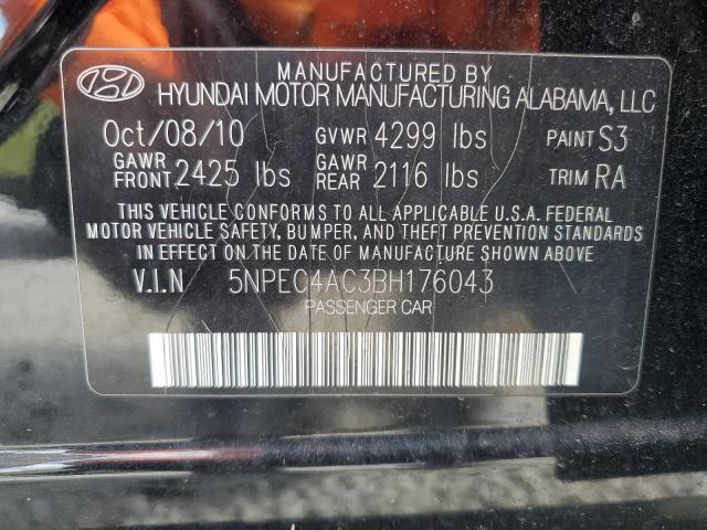 Photo 11 VIN: 5NPEC4AC3BH176043 - HYUNDAI SONATA SE 