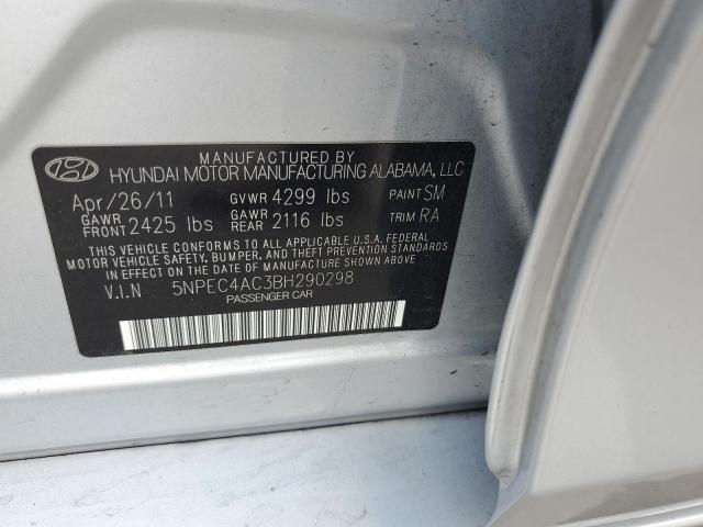 Photo 11 VIN: 5NPEC4AC3BH290298 - HYUNDAI SONATA SE 