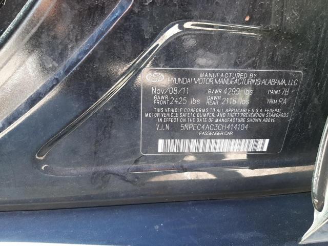 Photo 9 VIN: 5NPEC4AC3CH414104 - HYUNDAI SONATA SE 