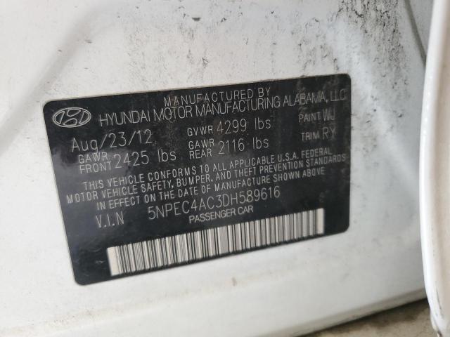 Photo 11 VIN: 5NPEC4AC3DH589616 - HYUNDAI SONATA SE 